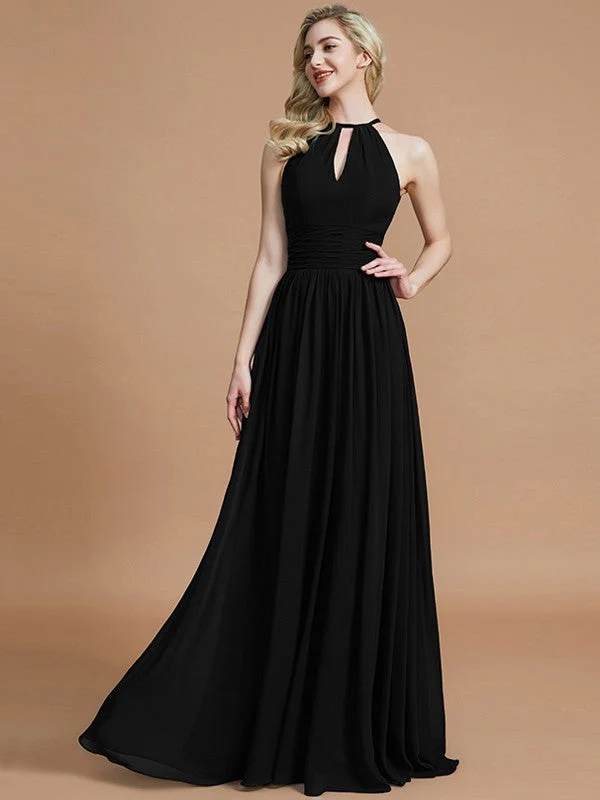 Amazing Chiffon Scoop Sleeveless Bridesmaid Dresses - Image 7