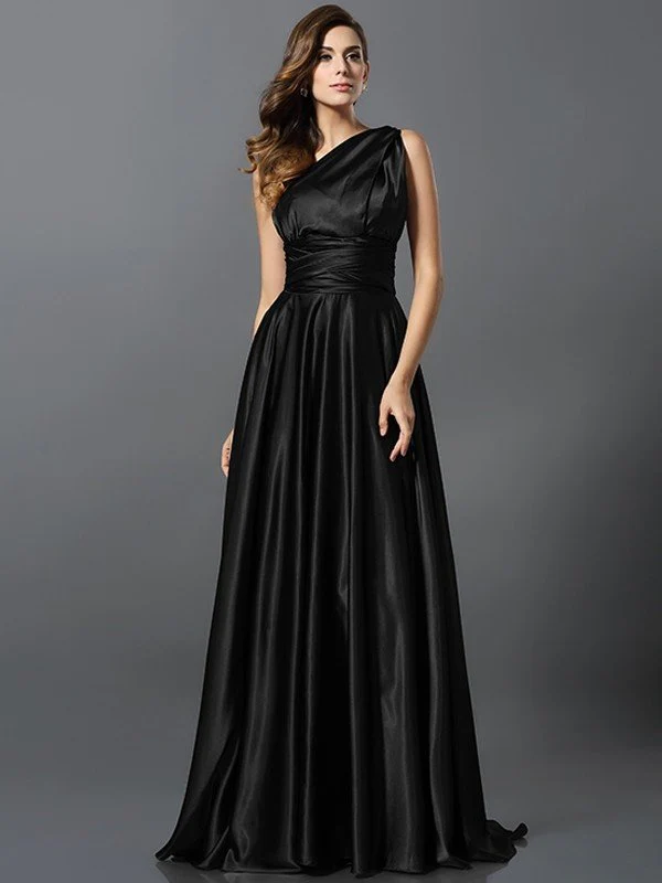 Charming Pleats Sleeveless Long Bridesmaid Dresses - Image 14