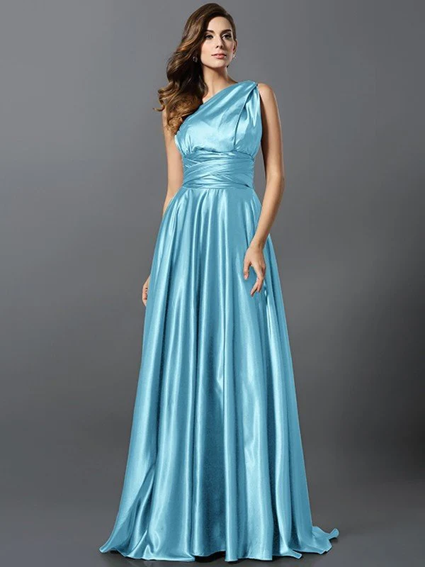 Charming Pleats Sleeveless Long Bridesmaid Dresses - Image 15