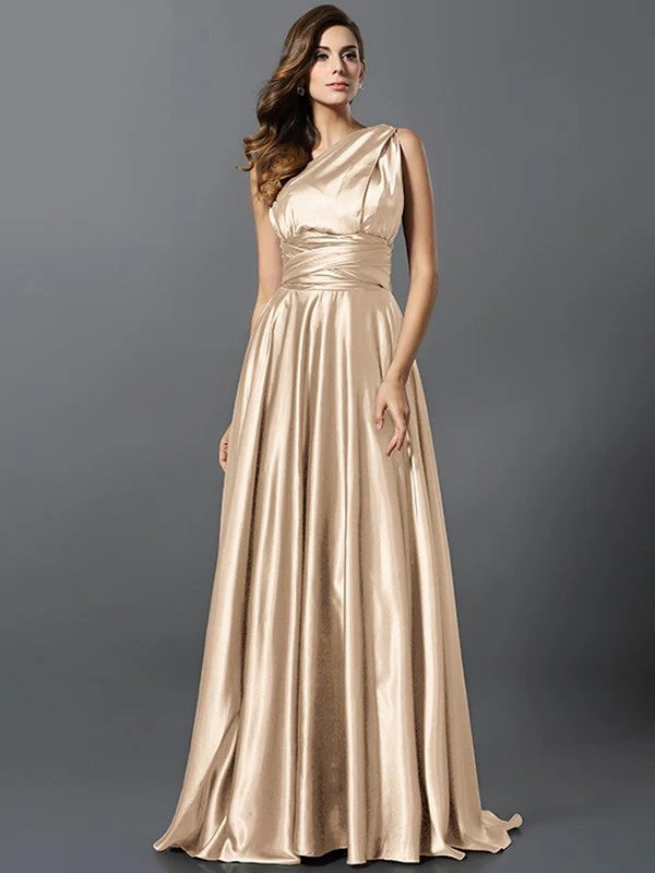 Charming Pleats Sleeveless Long Bridesmaid Dresses - Image 18