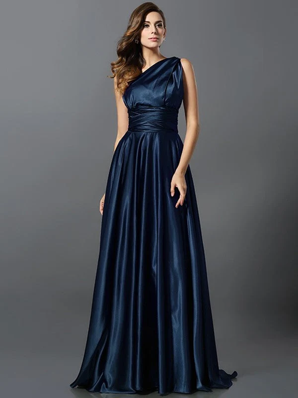 Charming Pleats Sleeveless Long Bridesmaid Dresses - Image 22