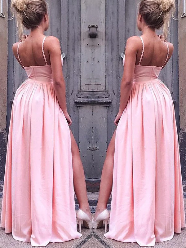 Charming Sleeveless Straps Ruched Dresses - Image 2