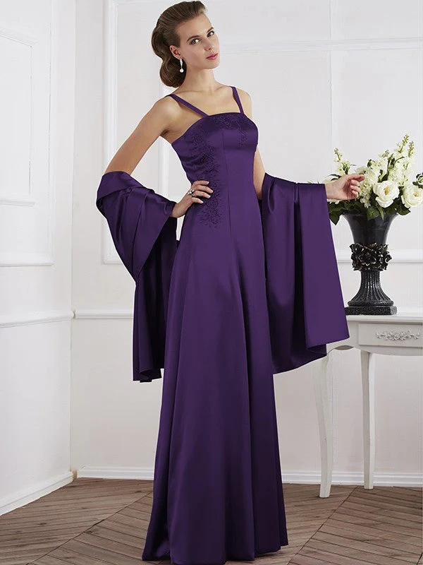 Charming Spaghetti Straps Sleeveless Beading Long Mother of the Bride Dresses - Image 14