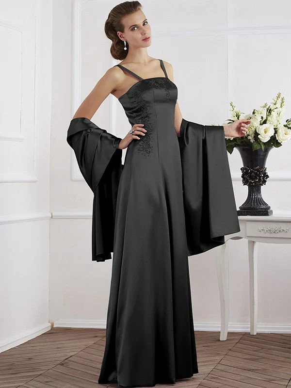 Charming Spaghetti Straps Sleeveless Beading Long Mother of the Bride Dresses - Image 2