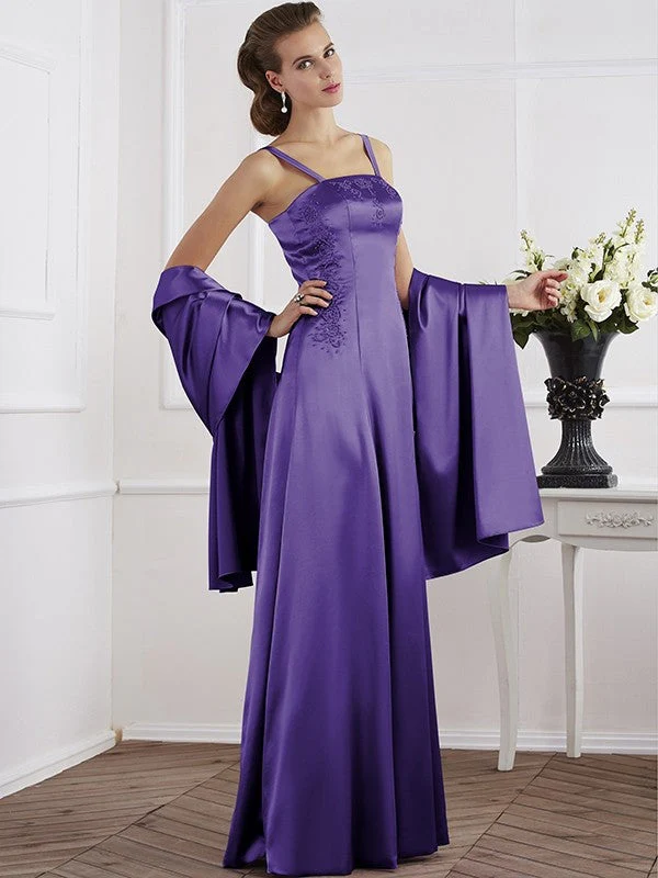 Charming Spaghetti Straps Sleeveless Beading Long Mother of the Bride Dresses - Image 24