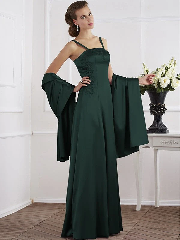 Charming Spaghetti Straps Sleeveless Beading Long Mother of the Bride Dresses - Image 8
