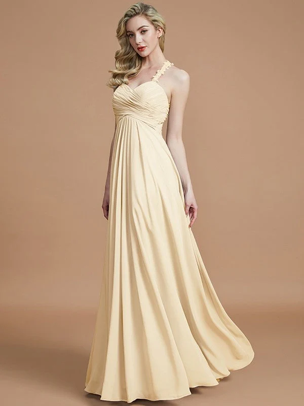 Gorgeous Sweetheart Sleeveless Ruched Chiffon Bridesmaid Dresses - Image 11