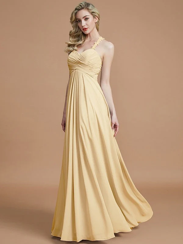Gorgeous Sweetheart Sleeveless Ruched Chiffon Bridesmaid Dresses - Image 17
