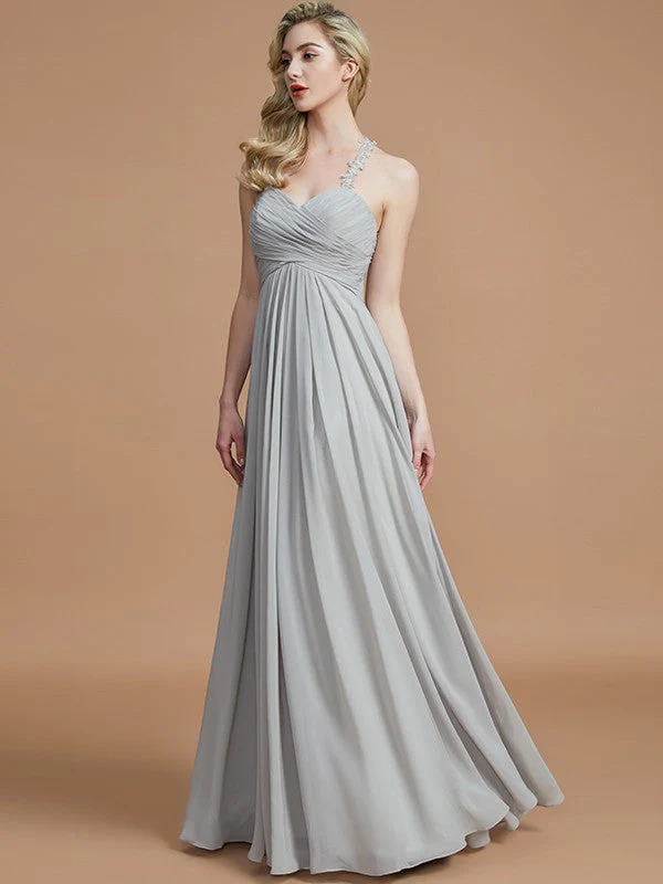 Gorgeous Sweetheart Sleeveless Ruched Chiffon Bridesmaid Dresses - Image 2