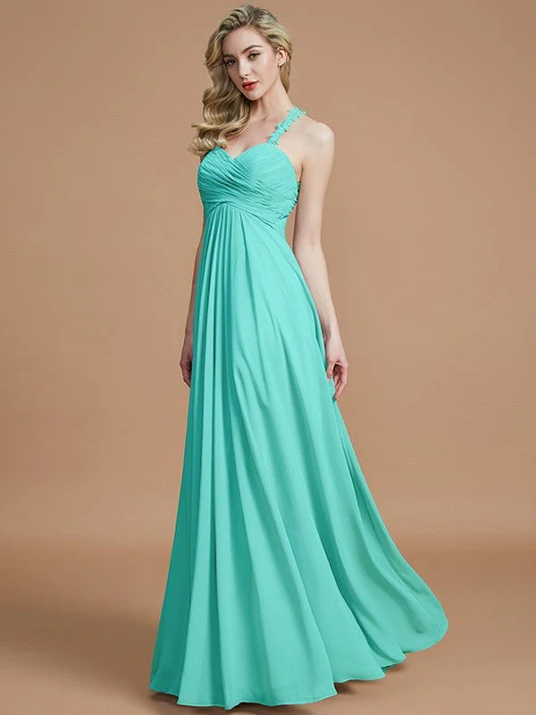Gorgeous Sweetheart Sleeveless Ruched Chiffon Bridesmaid Dresses - Image 21