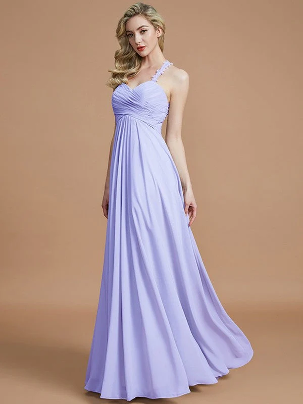 Gorgeous Sweetheart Sleeveless Ruched Chiffon Bridesmaid Dresses - Image 23