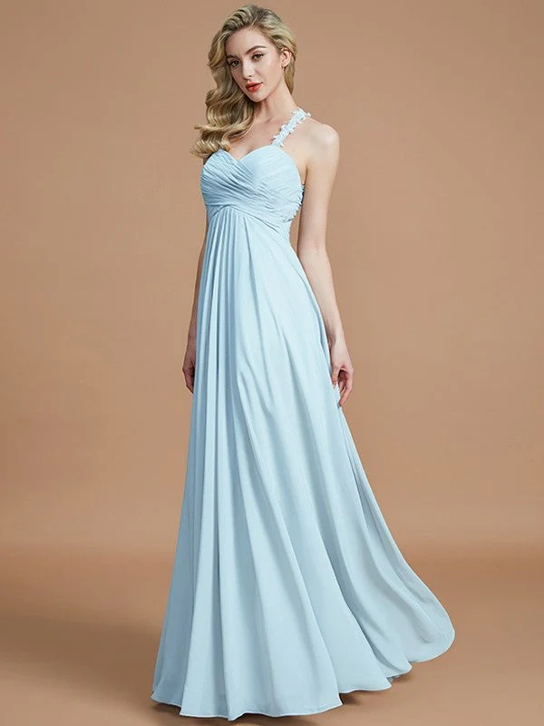 Gorgeous Sweetheart Sleeveless Ruched Chiffon Bridesmaid Dresses - Image 24