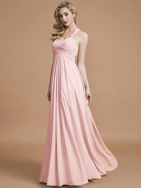 Gorgeous Sweetheart Sleeveless Ruched Chiffon Bridesmaid Dresses - Image 27