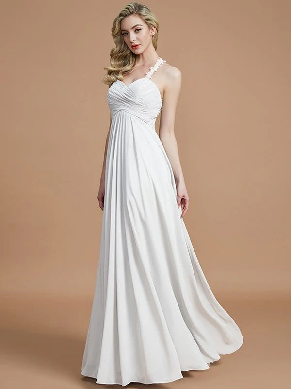 Gorgeous Sweetheart Sleeveless Ruched Chiffon Bridesmaid Dresses - Image 35