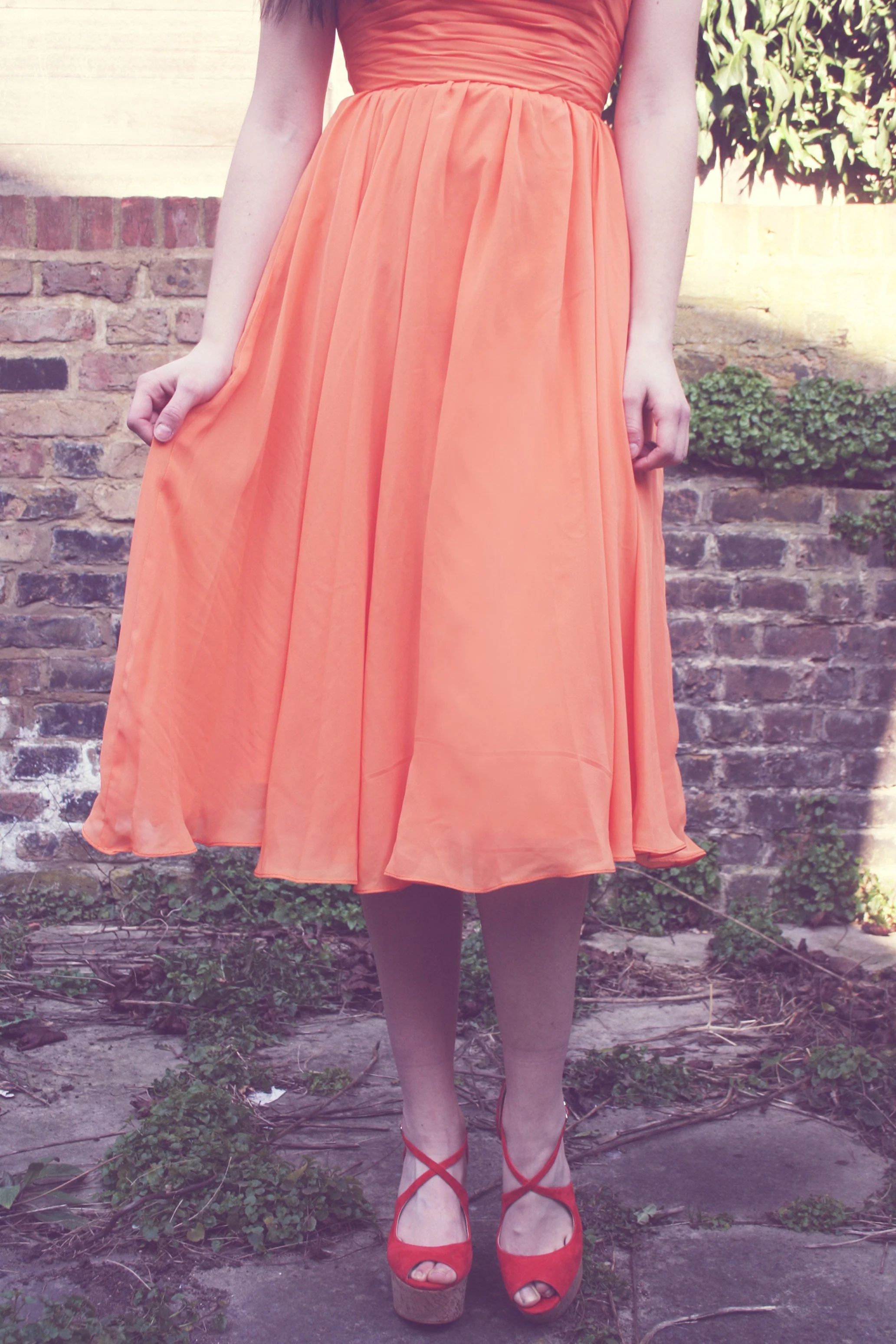 A-line One-shoulder Sweetheart Knee Length Chiffon Homecoming Dress - Image 7