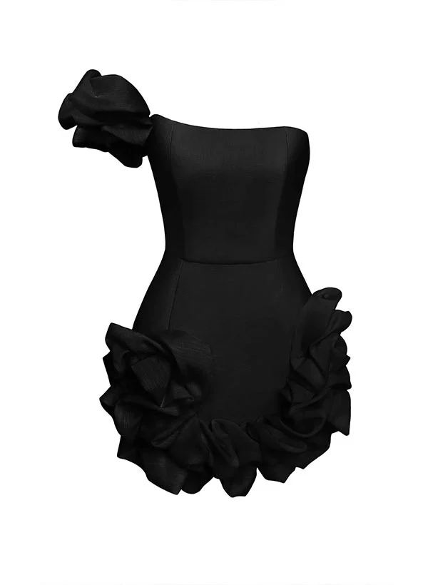 A-Line Short Sleeves Short/Mini Homecoming Dresses - Image 3