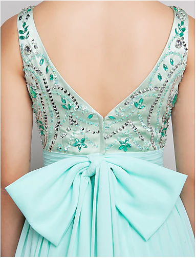 A-Line Sleeveless Open Back Mother‘s dress - Image 2
