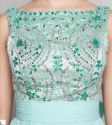 A-Line Sleeveless Open Back Mother‘s dress - Image 3