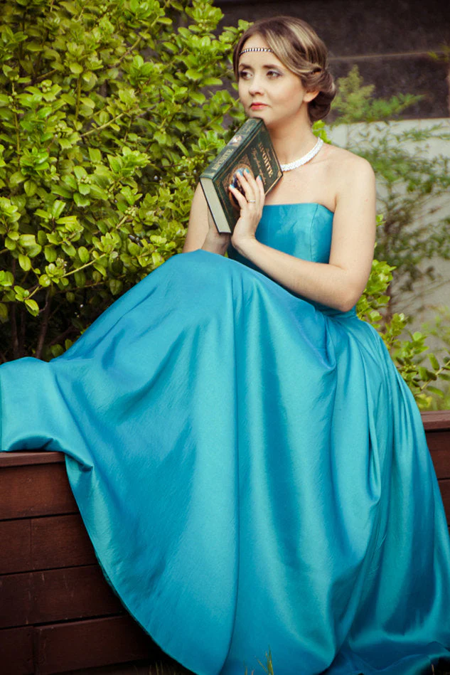 A-line Strapless Floor Length Sleeveless Chiffon Bridesmaid Dress - Image 5