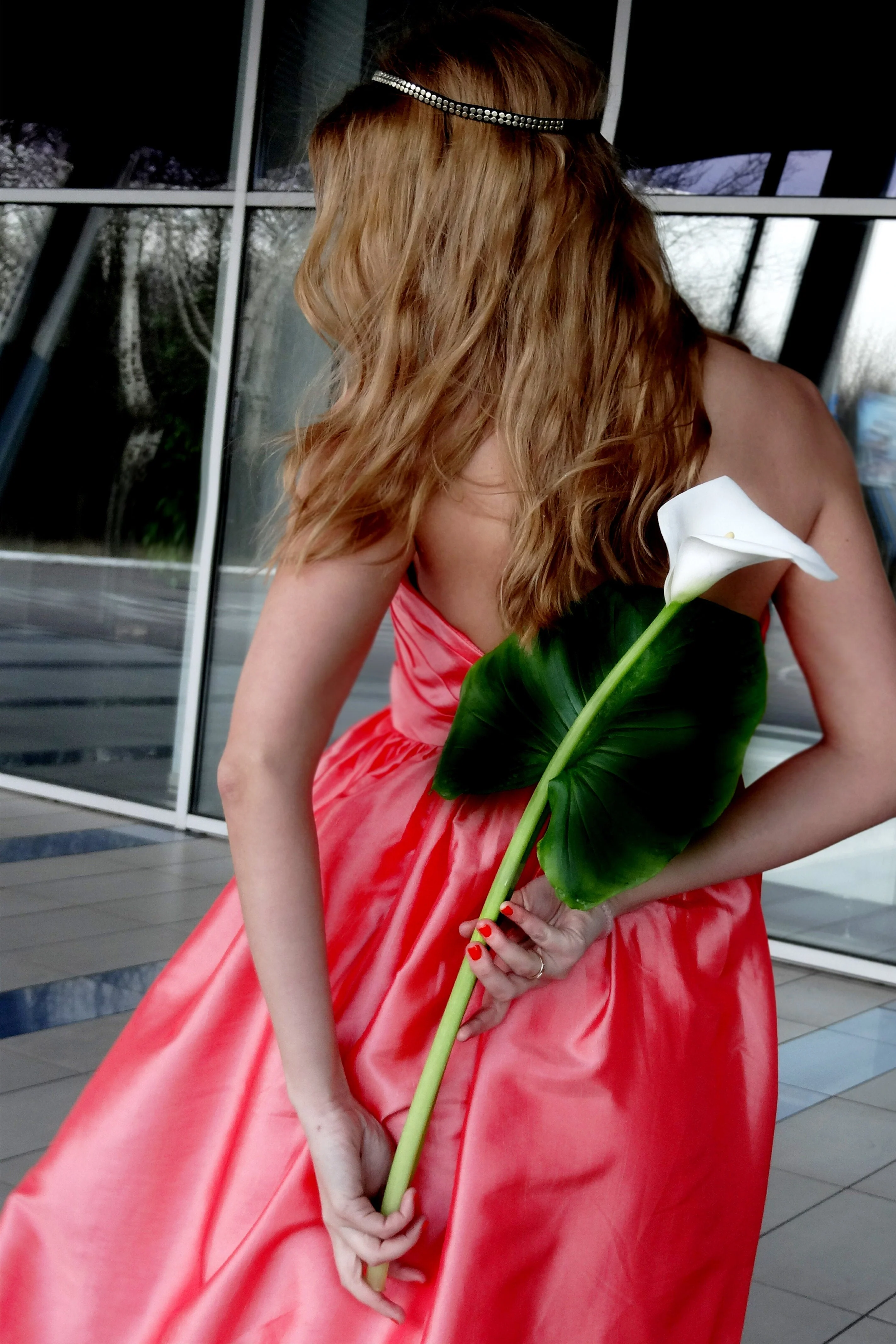 A-line Sweetheart Floor Length Charmuse Sleeveless Backless Prom Dress - Image 3