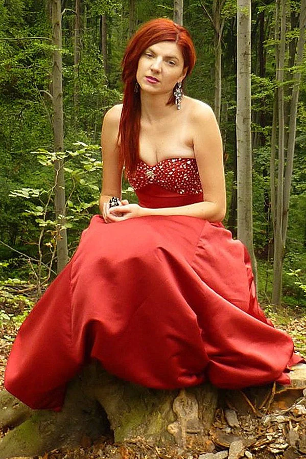 A-line Sweetheart Floor Length Charmuse Bow Backless Prom Dress - Image 7