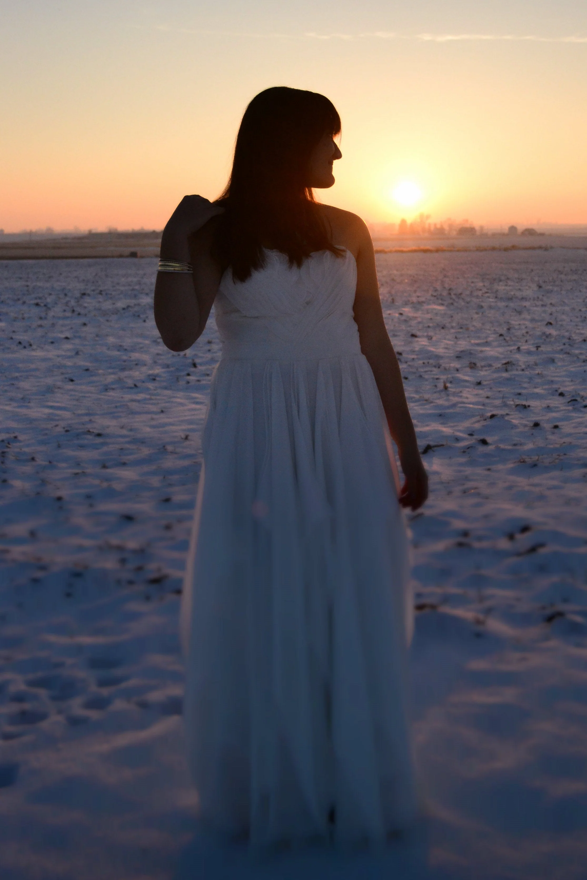 A-line Sweetheart Floor Length Chiffon Hem Special Wedding Dress - Image 7