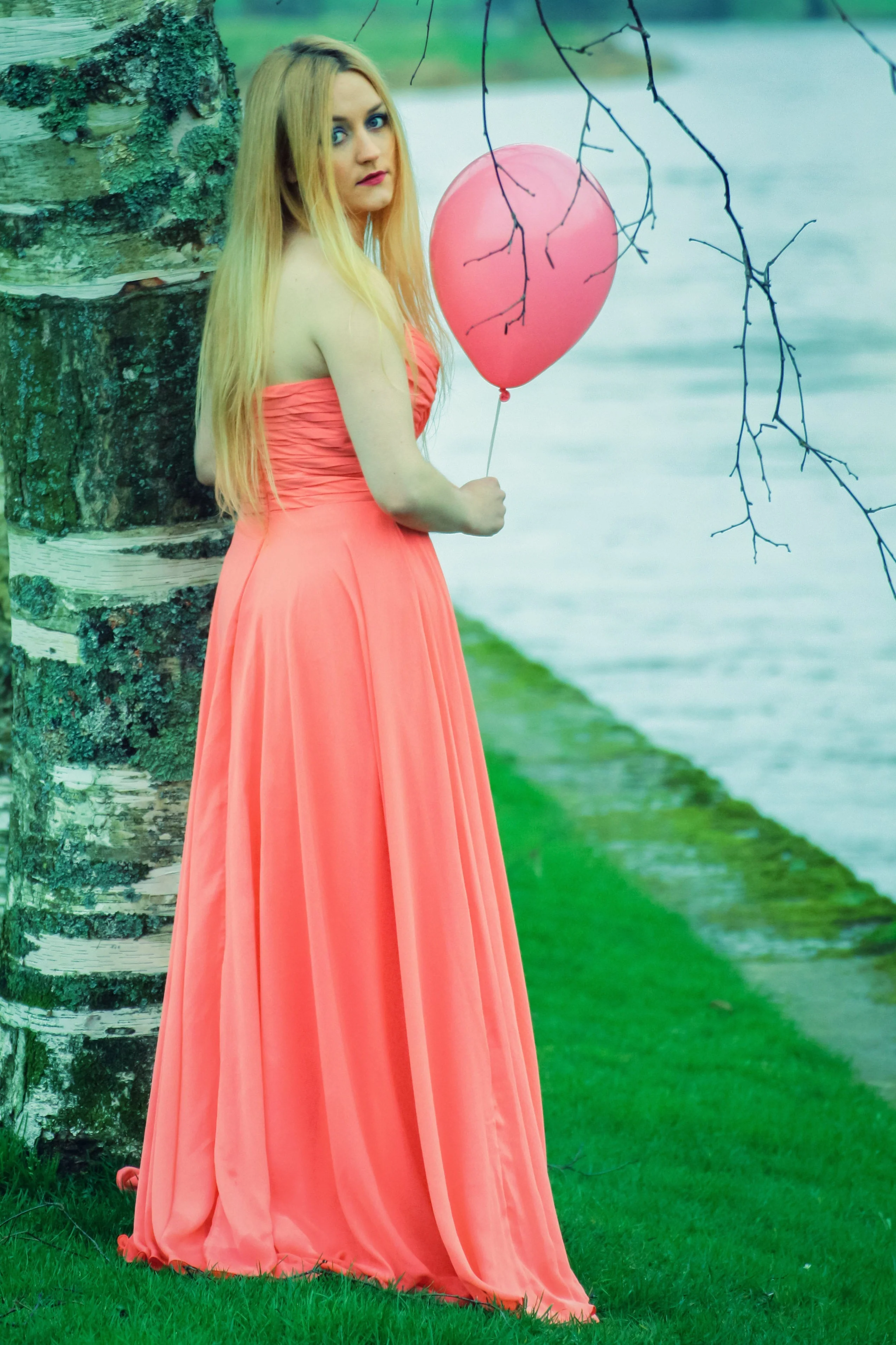 A-line Sweetheart Floor Length Chiffon Rhinestone Prom Dress - Image 6
