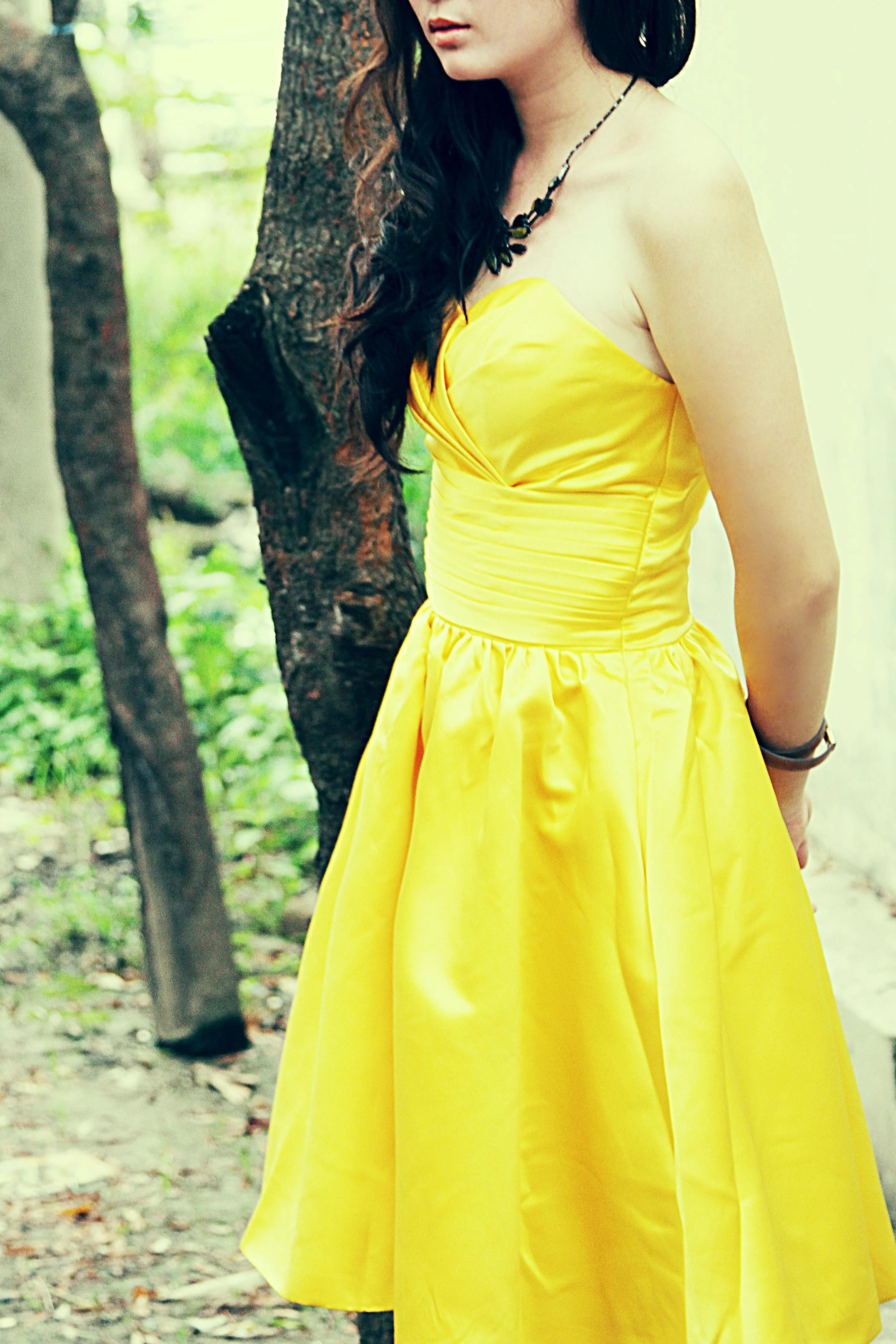 A-line Sweetheart Knee Length Charmuse Sleeveless Homecoming Dress - Image 8