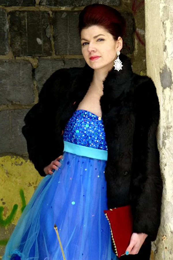 A-line Sweetheart Knee Length Tulle Paillette Homecoming Dress - Image 7