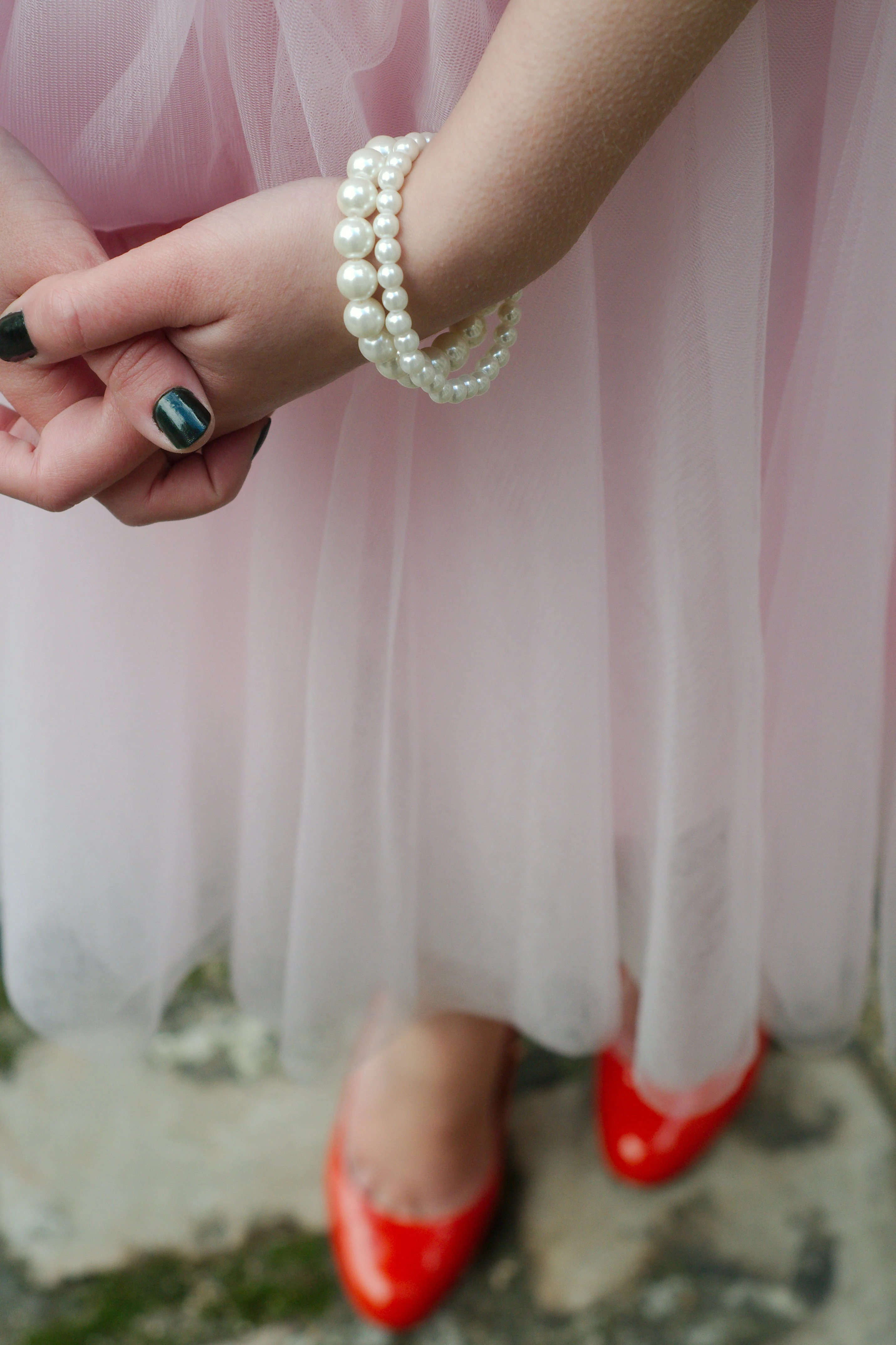 A-line Sweetheart Knee Length Tulle Sleeveless Prom Dress - Image 6