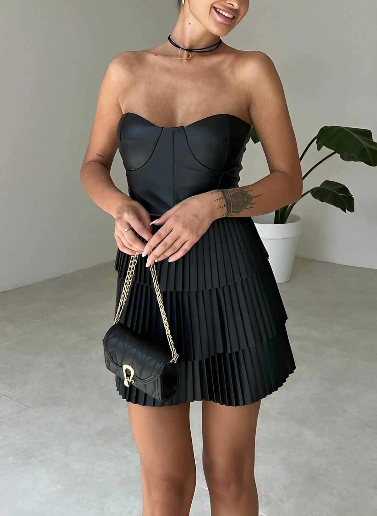 A-Line Sweetheart Sleeveless Short/Mini Homecoming Dresses With Pleated - Image 2