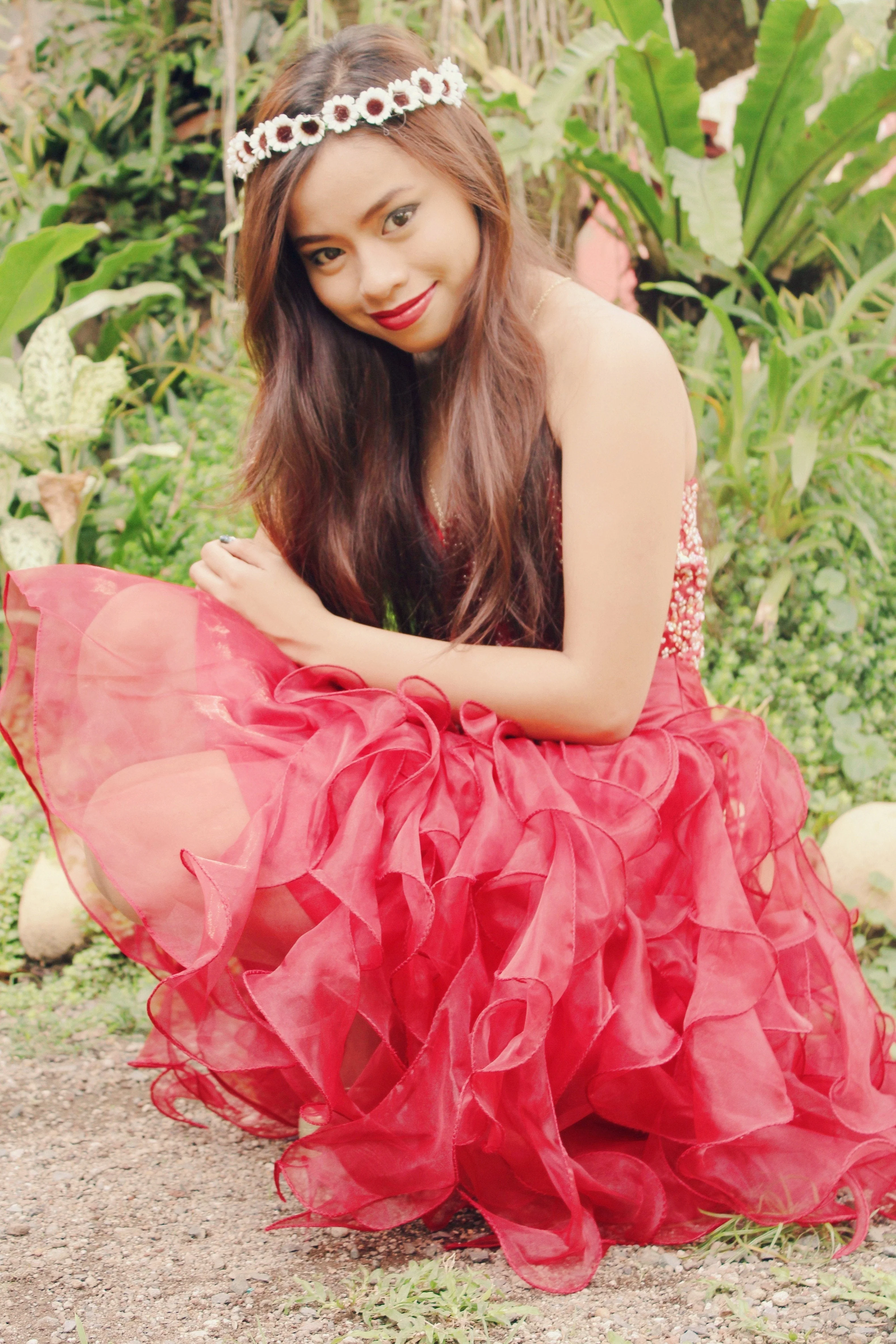 Ball Gown Sweetheart Knee Length Organza Beaded Prom Dress - Image 4