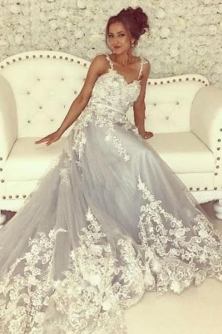 Gorgeous Sleeveless Sweetheart Prom Dresses With Lace Long - Image 2