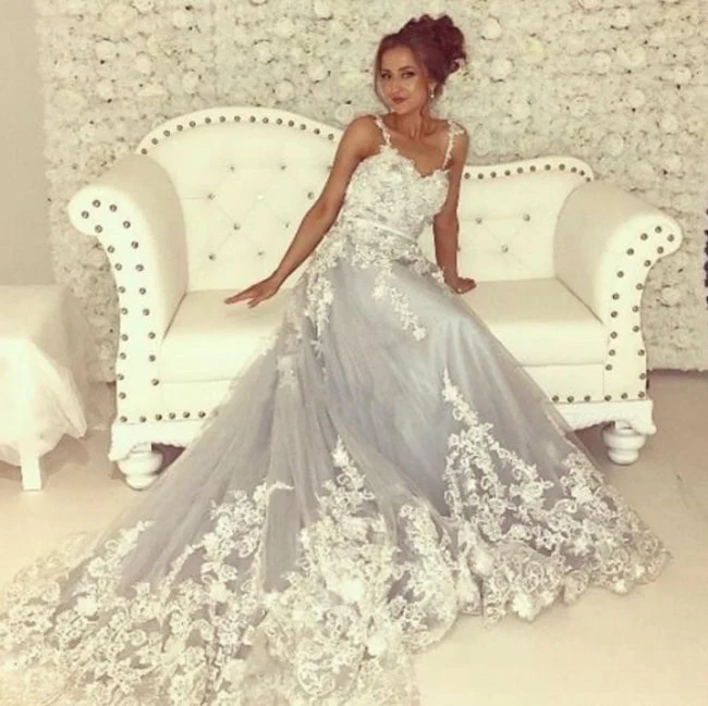Gorgeous Sleeveless Sweetheart Prom Dresses With Lace Long - Image 4