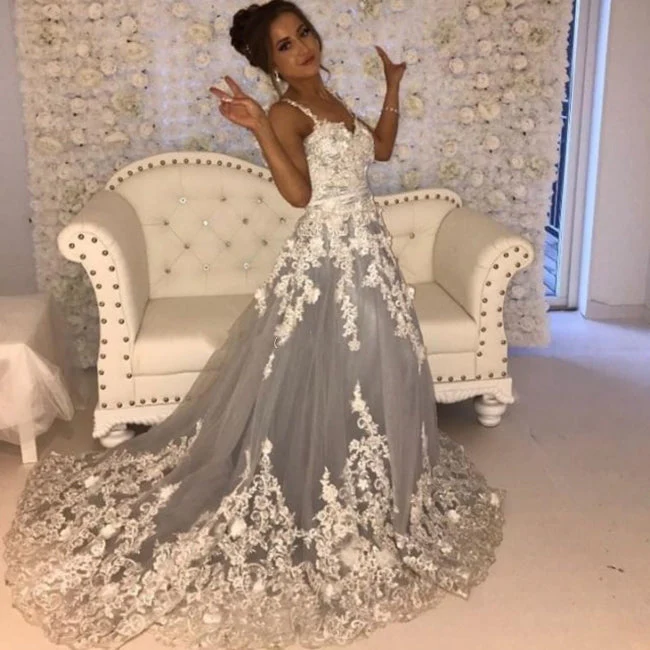 Gorgeous Sleeveless Sweetheart Prom Dresses With Lace Long - Image 5