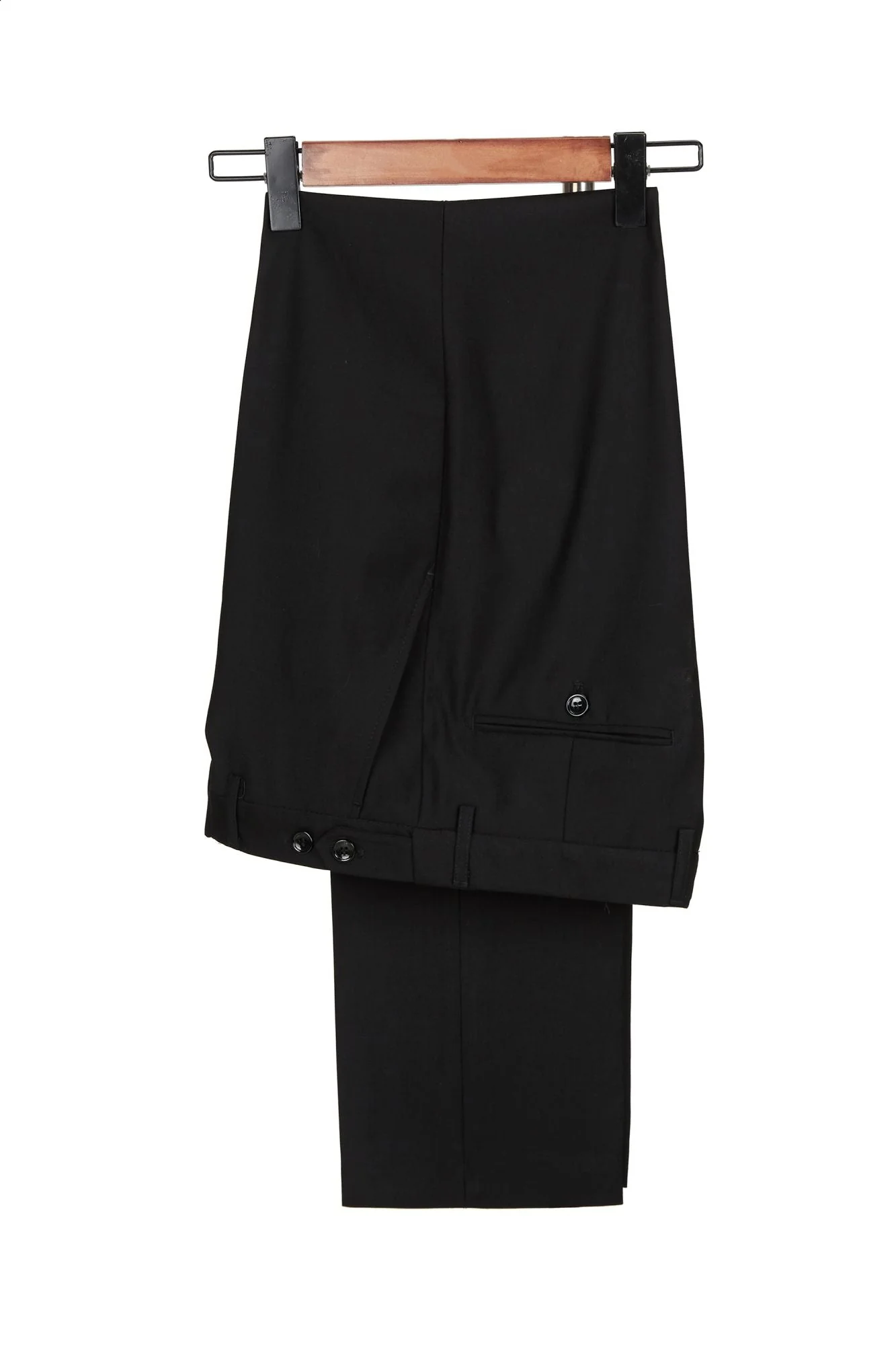 Bespoke Light Blue Stitching Black Shawl Lapel One Button Men Formal Suit for Wedding - Image 3