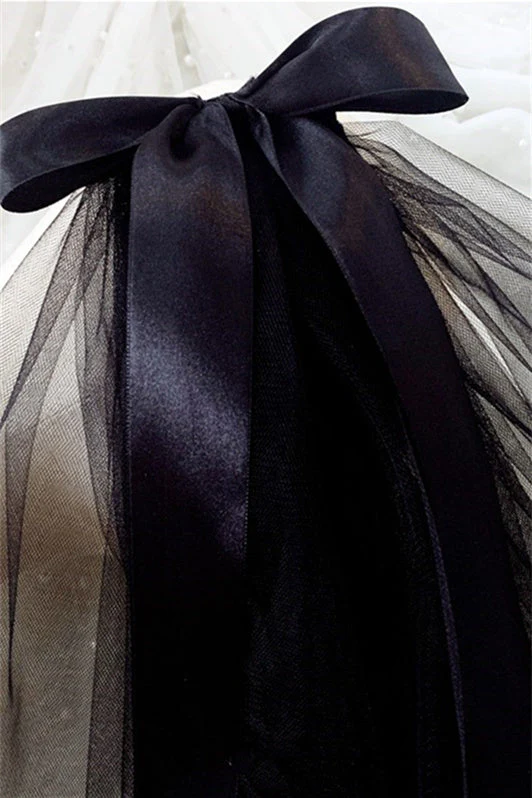 Beverly Fancy With Bowtie Wedding Veils - Image 3