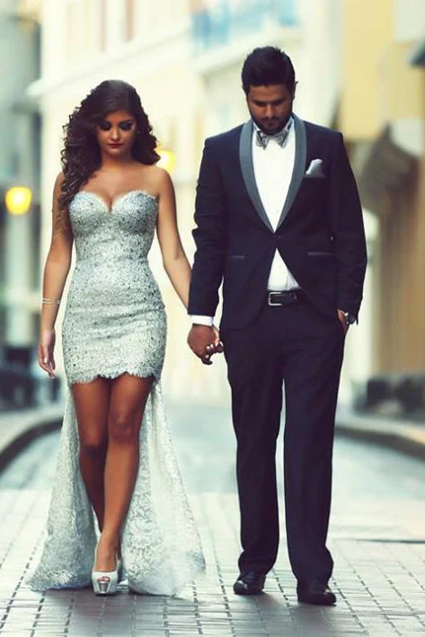 Black Slim Fit Shawl Lapel Marriage Suits Simple Tuxedos Two-pieces Outfits - Image 2