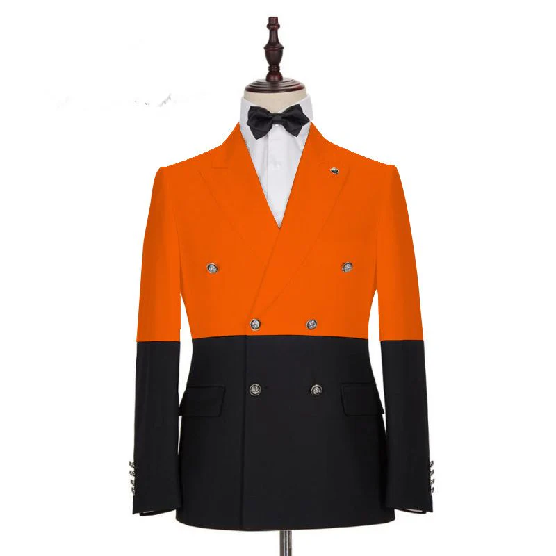 Modern Slim Fit Peaked Lapel Prom Outfits s - Image 2