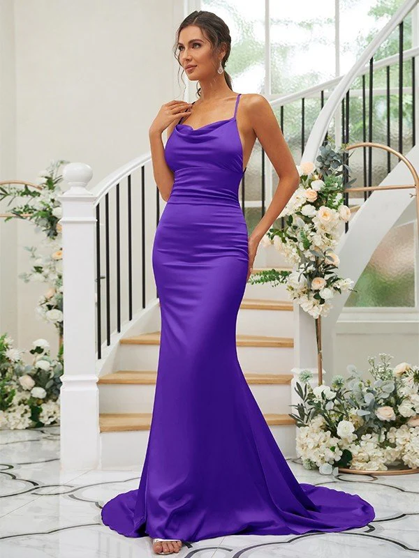 Pretty Square Sleeveless Bridesmaid Dresses - Image 31