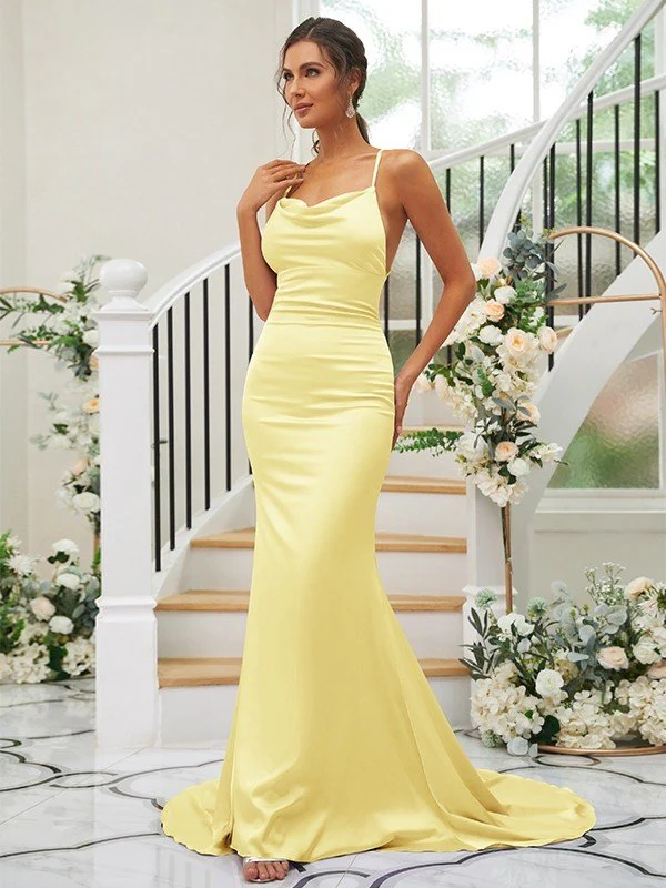 Pretty Square Sleeveless Bridesmaid Dresses - Image 7