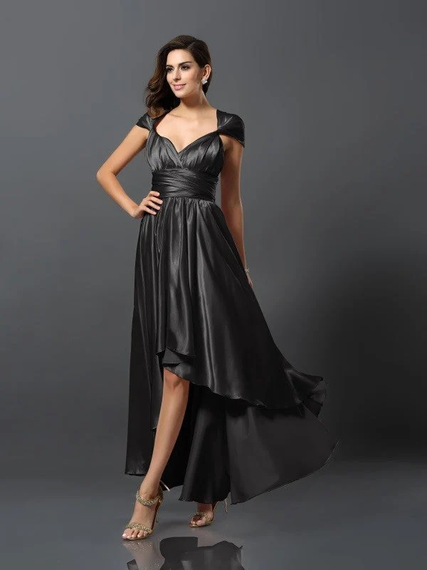 Charming Sleeveless High Low Bridesmaid Dresses - Image 13