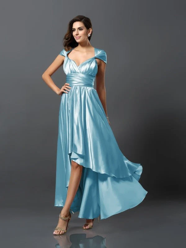 Charming Sleeveless High Low Bridesmaid Dresses - Image 14