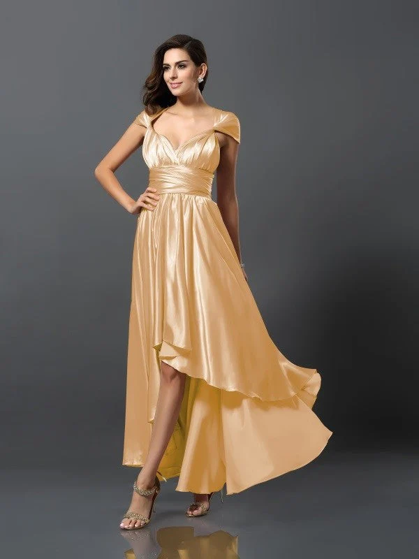 Charming Sleeveless High Low Bridesmaid Dresses - Image 17