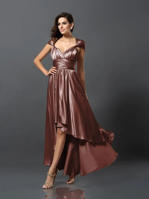 Charming Sleeveless High Low Bridesmaid Dresses - Image 18