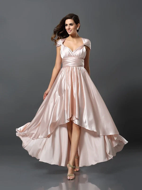Charming Sleeveless High Low Bridesmaid Dresses - Image 2