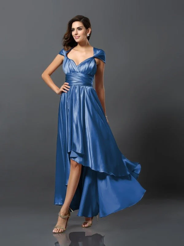 Charming Sleeveless High Low Bridesmaid Dresses - Image 21