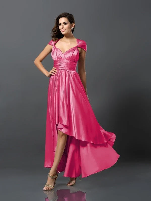 Charming Sleeveless High Low Bridesmaid Dresses - Image 22