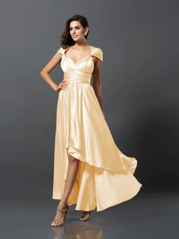 Charming Sleeveless High Low Bridesmaid Dresses - Image 23
