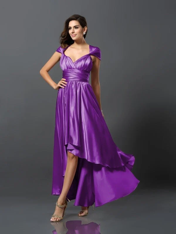 Charming Sleeveless High Low Bridesmaid Dresses - Image 24